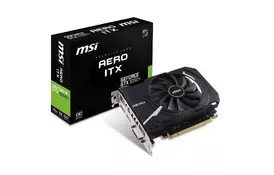 Видеокарта MSI GeForce GTX 1050TI 4GB DDR5 Aero ITX OC (GF_GTX_1050_Ti_AERO_ITX4) - Фото