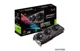 Відеокарта ASUS GeForce GTX1080 Ti 11Gb ROG STRIX GAMING OC (ROG-STRIX-GTX1080TI-O11G-GAMING) - Фото