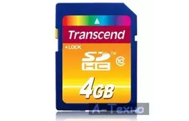 Карта памяти 4Gb SDHC class 10 Transcend (TS4GSDHC10) - Фото