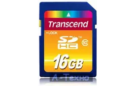 Карта памяти 16Gb SDHC class 10 Transcend (TS16GSDHC10) - Фото