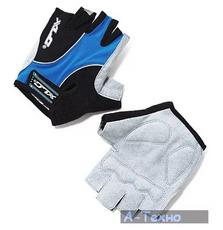 Перчатки для фитнеса XLC CG-S04 Atlantis, сине-серо-черные, L (2500139700)