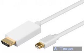Кабель мультимедийный Value Mini DisplayPort - HDMI M/M 1.8 м (S0227) - Фото