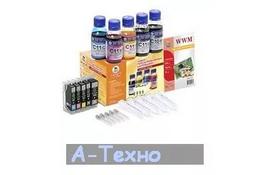 Комплект перезаправляемых картриджей WWM CANON IP4840/3600/4600/MP540/MG5140 (RC.CLI-521) - Фото