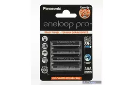 Акумулятор PANASONIC Eneloop Pro AAA 930 mAh NI-MH * 4 (BK-4HCDE/4BE) - Фото