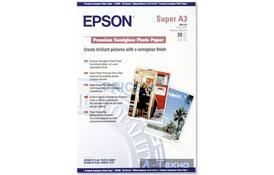 Бумага EPSON A3+ Premium Semigloss Photo Paper (C13S041328) - Фото