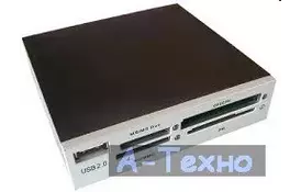 Считыватель флеш-карт GEMBIRD FDI2-ALLIN1-S - Фото