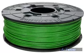Пластик для 3D-принтера XYZprinting PLA 1.75мм/0.6кг Filament Cartridge, Clear Green (RFPLAXEU01C) - Фото