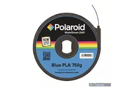Пластик для 3D-принтера Polaroid PLA 1.75мм/0.75кг ModelSmart 250s, blue (3D-FL-PL-6017-00) - Фото