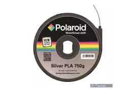 Пластик для 3D-принтера Polaroid PLA 1.75мм/0.75кг ModelSmart 250s, silver (3D-FL-PL-6013-00) - Фото