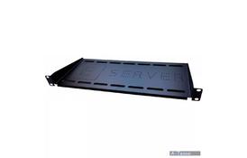 Полка 19" ESERVER 1U глуб. 350мм, цвет черный (PK-1U-350-B) - Фото
