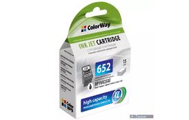 Картридж ColorWay HP №652 black (F6V25AE) ink level (CW-H652XLB-I) - Фото