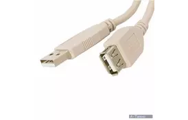 Дата кабель подовжувач USB 2.0 AM/AF Atcom (3790) - Фото