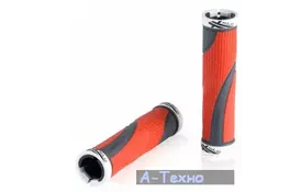 Грипсы XLC GR-S22 'Sport bo', красно-серые (2501585756) - Фото