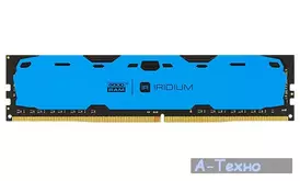 Модуль пам'яті для комп'ютера DDR4 4GB 2400 MHz Iridium Blue GOODRAM (IR-B2400D464L15S/4G) - Фото