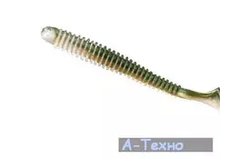 Силікон рибальський Nomura Gator 87,5мм 5гр. цвет-039 (grey head) 8шт (NM70003908) - Фото