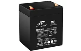 Аккумуляторная батарея Ritar AGM RT1245, 12V-4.5Ah, Black (RT1245B) - Фото