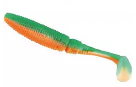 Силікон рибальський Nomura Rolling Shad 50мм 1гр. цвет-055 (orange green) 10шт (NM70105505) - Фото