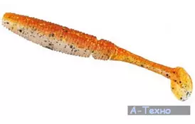 Силикон рыболовный Nomura Rolling Shad 85мм 5,5гр. цвет-079 (white brown) 8шт (NM70107908) - Фото