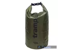 Гермомешок Tramp PVC Diamond Rip-Stop оливковый 10л (TRA-111-olive) - Фото