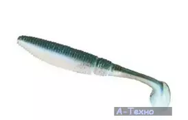 Силикон рыболовный Nomura Rolling Shad 75мм 4гр. цвет-075 (sparkly blue) 10шт (NM70107507) - Фото