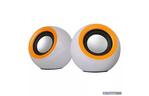 Акустическая система OMEGA OG-116B white orange 2x3W RMS USB (OG116BWO)