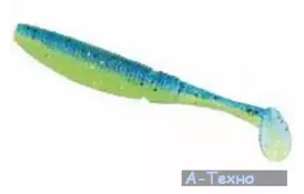 Силікон рибальський Nomura Rolling Shad 50мм 1гр. цвет-008 (blue green chart) 10шт (NM70100805) - Фото