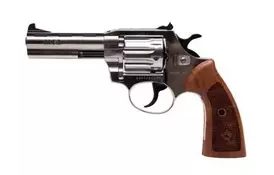 Револьвер под патрон Флобера Alfa 441 Classic (никель, дерево) (144919/11) - Фото