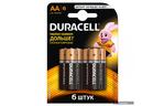 Батарейка Duracell AA MN1500 LR06 * 6 (5000394107458 / 81485016)