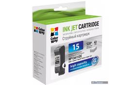 Картридж ColorWay HP №15 black (C6615DE) (CW-H15B) - Фото