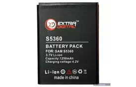 Аккумуляторная батарея EXTRADIGITAL Samsung GT-S5360 Galaxy Y (1250 mAh) (BMS6319) - Фото
