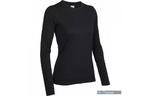 Термофутболка Icebreaker BF 200 Oasis LS Crewe WMN black XS (100 514 001 XS)