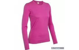 Термофутболка Icebreaker BF 200 Oasis LS Crewe WMN magenta L (100 514 J78 L) - Фото