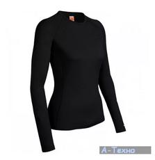 Термофутболка Icebreaker BF 200 Oasis Crewe WMN black XS (IBE 123 001 XS)
