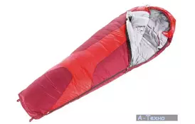 Спальный мешок Deuter Orbit 0 fire-cranberry левый (37430 5520 1) - Фото
