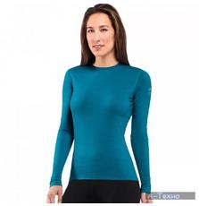 Термофутболка Icebreaker BF 200 Oasis LS Crewe WMN Stripe cruise overdye M (100 801 J81 M)