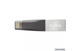 USB флеш накопичувач SANDISK 128GB iXpand Mini USB 3.0/Lightning (SDIX40N-128G-GN6NE) - Фото