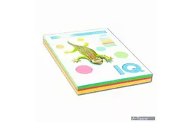 Бумага А4 IQ color, pale SET 5х50 sheets Mondi (A4.80.IQ.RB01.250) - Фото