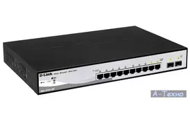 Комутатор мережевий D-Link DGS-1210-10P - Фото