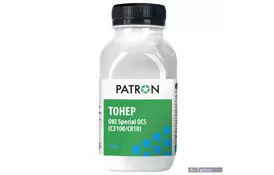 Тонер OKI C3100/C3200/C810 CYAN 50г OCS PATRON (OCS-C-050) - Фото