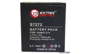 Аккумуляторная батарея EXTRADIGITAL Samsung Galaxy Ace 3 Duos (1500 mAh) (BMS6298) - Фото