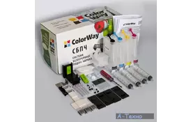 СНПЧ ColorWay HP №121/122+демпфер (NEW) (H121CN-0.0NC) - Фото