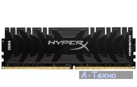 Модуль пам'яті для комп'ютера DDR4 8GB 2666 MHz HyperX Predator Black Kingston (HX426C13PB3/8) - Фото