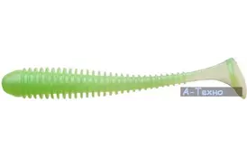 Силікон рибальський Keitech Swing Impact 4.5" EA#11 Lime Chartreuse Glow (1551.06.32) - Фото