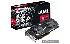 Відеокарта ASUS Radeon RX 580 4096Mb DUAL OC (DUAL-RX580-O4G) - Фото