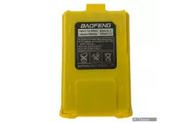 Акумуляторна батарея Baofeng для UV-5R Std 1800mAh YELLOW (BL-5YELLOW) - Фото