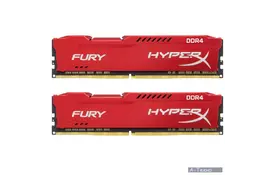 Модуль памяти для компьютера DDR4 32GB (2x16GB) 2400 MHz HyperX Fury RED Kingston (HX424C15FRK2/32) - Фото