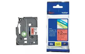 Стрічка Brother 12mm Laminated red, Print black (TZE431) - Фото