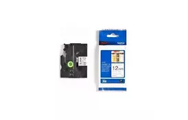 Стрічка Brother 12mm white, Print black (TZEN231) - Фото