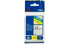 Стрічка Brother 24mm Laminated white, Print black (TZE251) - Фото