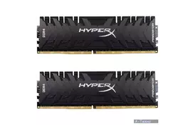Модуль памяти для компьютера DDR4 16GB (2x8GB) 2666 MHz HyperX PREDATOR Black Kingston (HX426C13PB3K2/16) - Фото